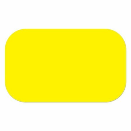 2inx12in DuraStripe Mean Lean Rounded Strip Yellow, 36PK